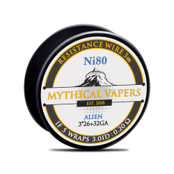 Σύρμα Alien Ni80 By Mythical Vapers 3*26 32GA 0.20Ω