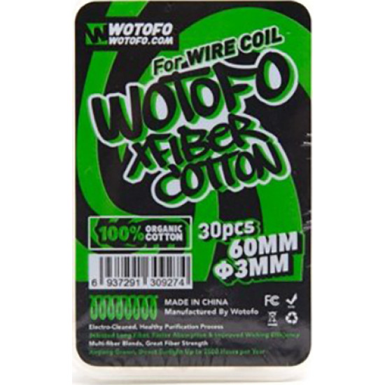 Wotofo Xfiber Cotton Wire Coil 3mm 30pcs